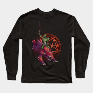 Doom Rider with Pentagram Long Sleeve T-Shirt